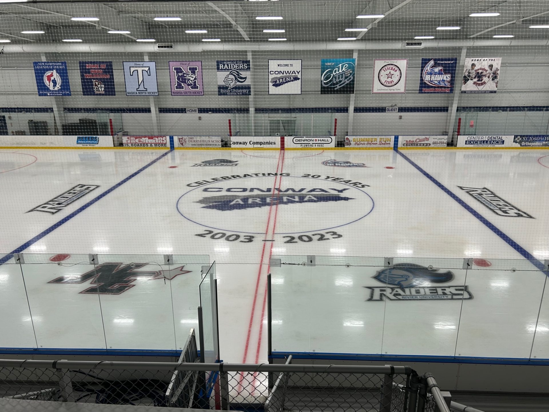 center ice Conway Arena